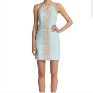 Lilly Pulitzer Lace Shift Dress in Whisper Blue